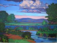Landscape - Montana - Acrylics On Canvas